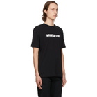 1017 ALYX 9SM Black and White Mirrored Logo T-Shirt