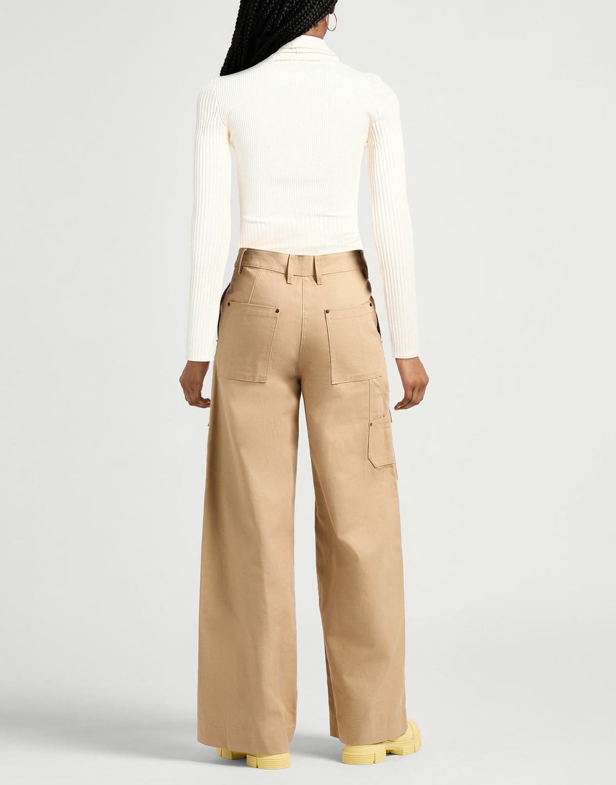 Andreādamo Womens Cardigan Ivory