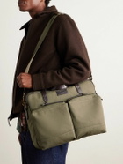 Polo Ralph Lauren - Leather-Trimmed Cotton-Canvas Messenger Bag
