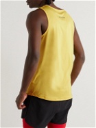 DISTRICT VISION - Air-Wear Stretch-Jersey Running Tank Top - Yellow