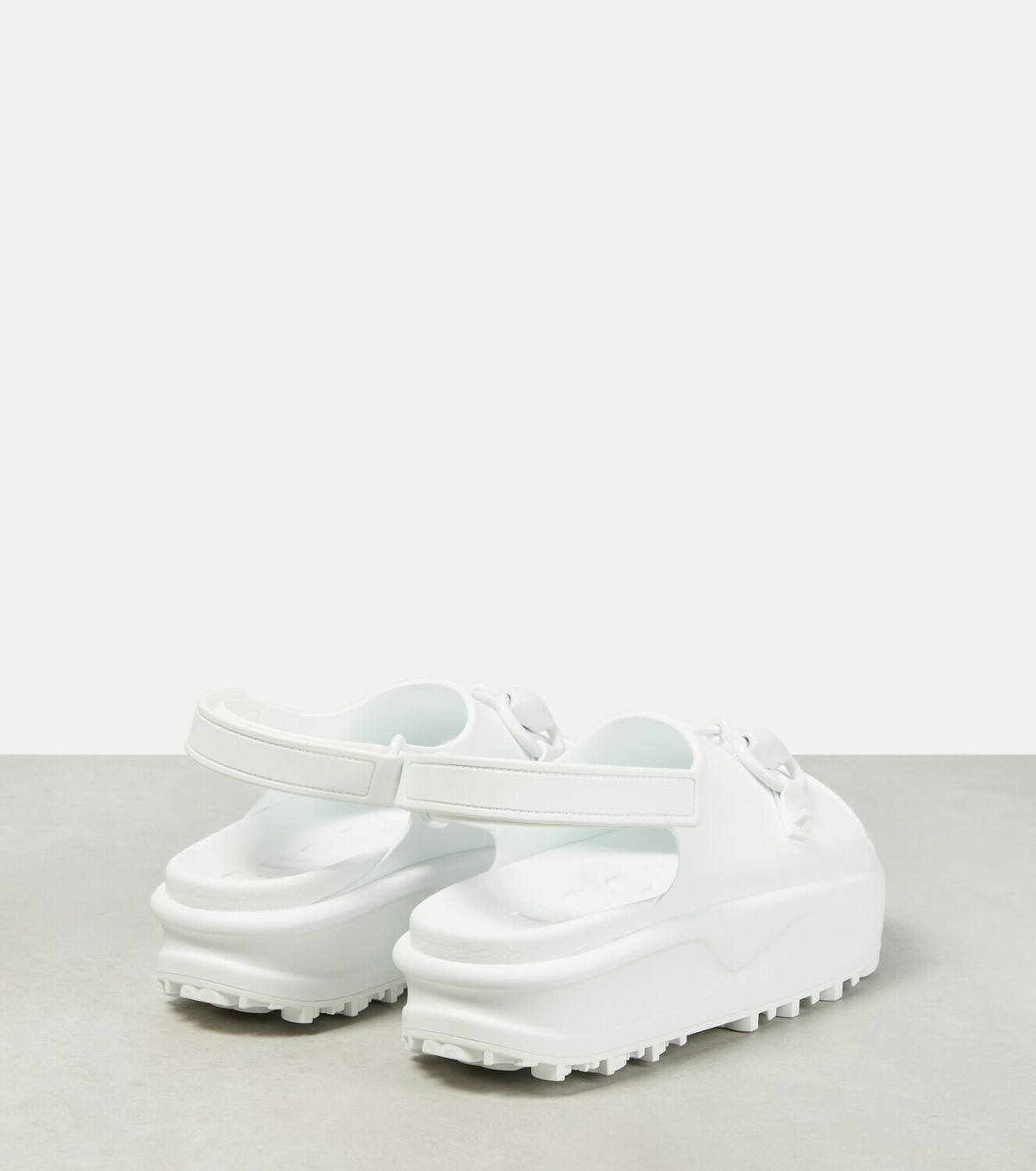 Gucci Horsebit rubber platform sandals