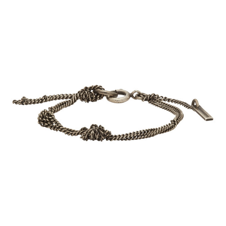 Photo: Ann Demeulemeester Silver Chain Knot Bracelet