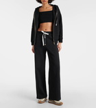 'S Max Mara Badia cotton-blend wide-leg sweatpants