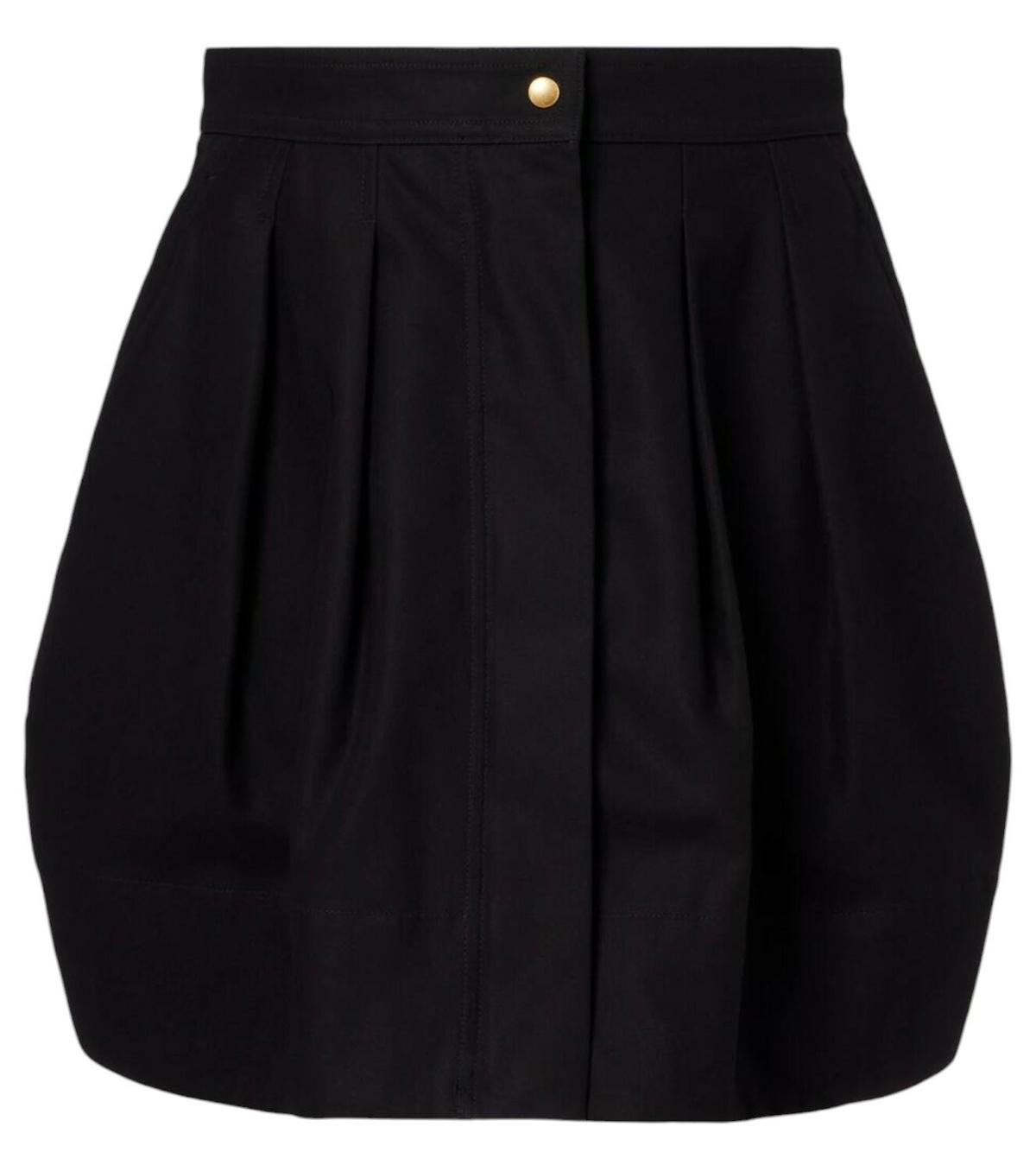 MAX MARA Yamato Cotton & Linen Canvas Midi Skirt Max Mara