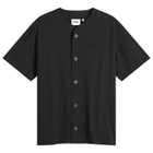 New Era Men's Script Baseball Jersey in Black