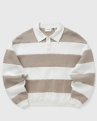 Axel Arigato Shift Striped Sweatshirt white/beige Mens Hoody