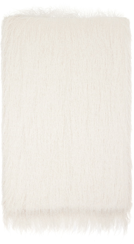 Photo: Dries Van Noten White Gusto Scarf