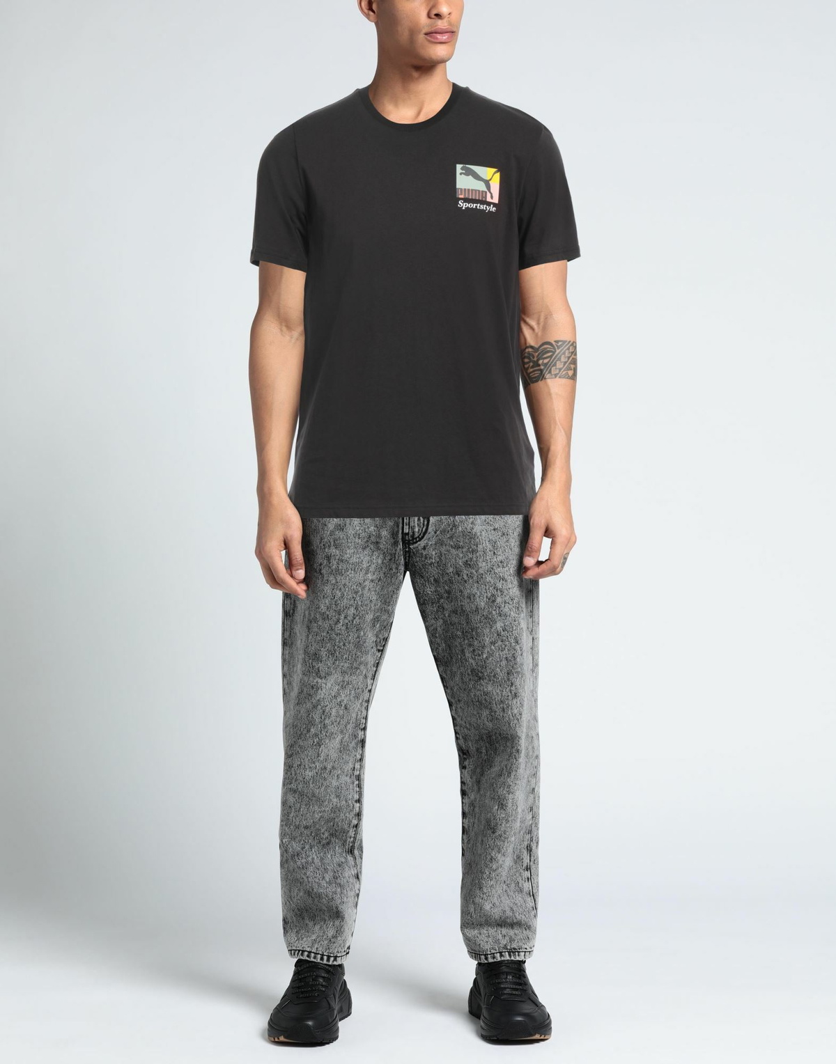Puma Mens T-shirt in Black