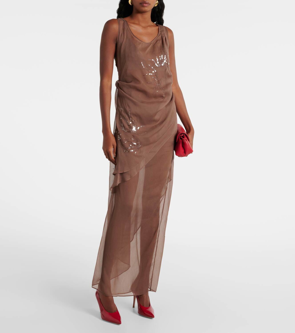 maxi black linen dress Islet Button-Down Linen Maxi Dress