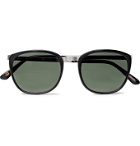 Moscot - Brude D-Frame Acetate and Silver-Tone Sunglasses - Black