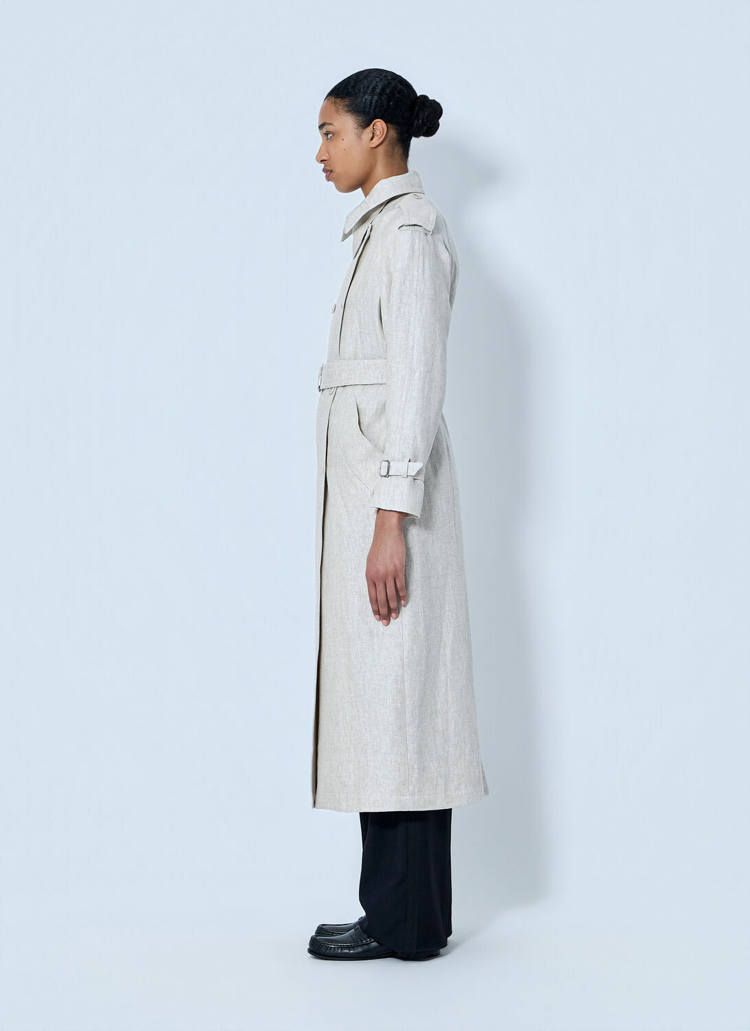 Max Mara Double-Breasted Trench Coat
