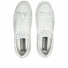 Golden Goose Men's Stardan Leather Sneakers in White/Silver