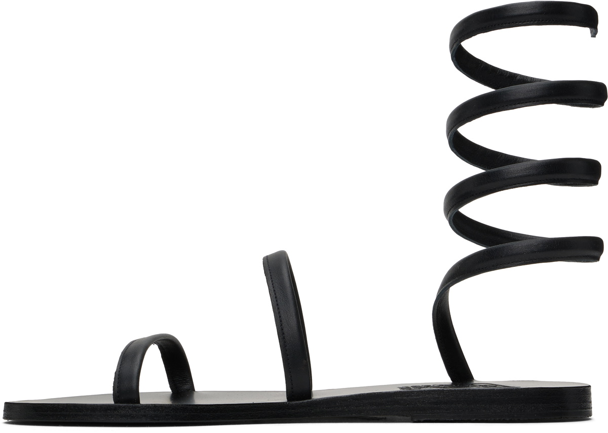 Ancient Greek Sandals Black Ofis Sandals