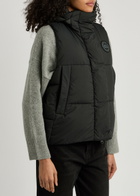 Canada Goose Junction Quilted Hooded Shell Gilet Black