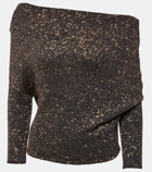 Altuzarra Aspros metallic knit sweater