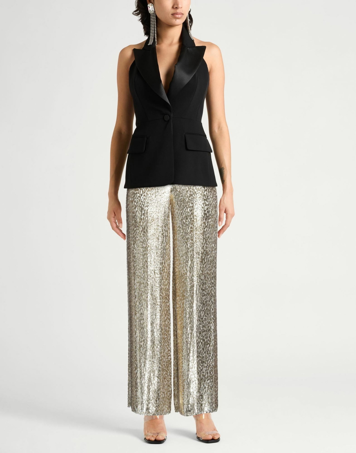 Jucca Womens Pants in Gold