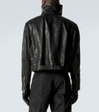 Rick Owens Dracubiker belted leather jacket