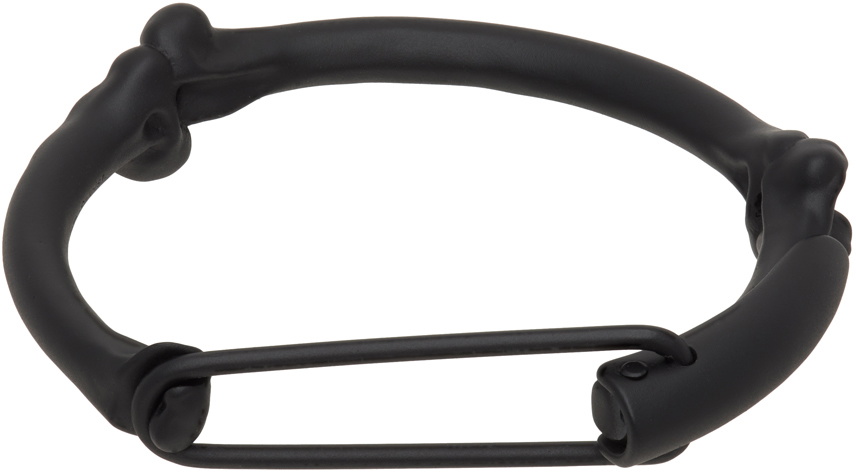 TAKAHIROMIYASHITA TheSoloist. Black Bone Shaped Clip S Bracelet