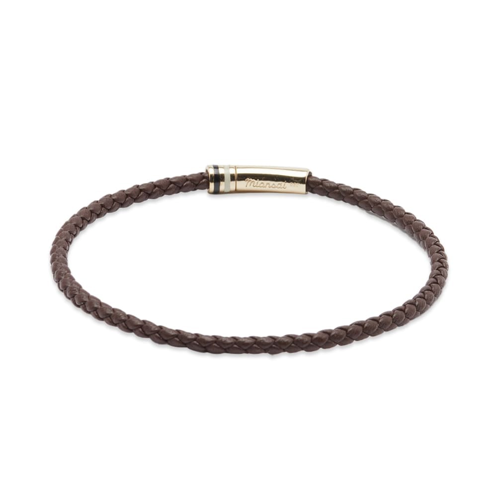 miansai juno Bracelet Mサイズ BROWN Miansai Men's Juno Leather Bracelet in Brown Miansai