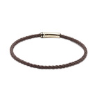 Miansai Men's Juno Leather Bracelet in Brown