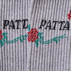 Patta Men's Rose Sport Sock in Grey Melange