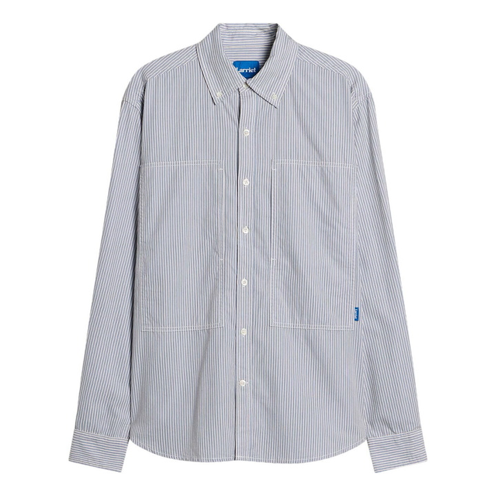 Photo: Larriet Men's Grant Shirt in Sky Stripe