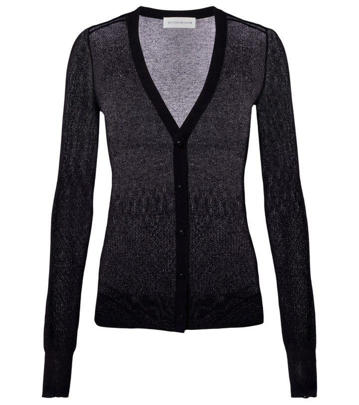 Photo: Victoria Beckham Cotton-blend cardigan