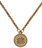 Dsquared2 Gold Leaf Necklace