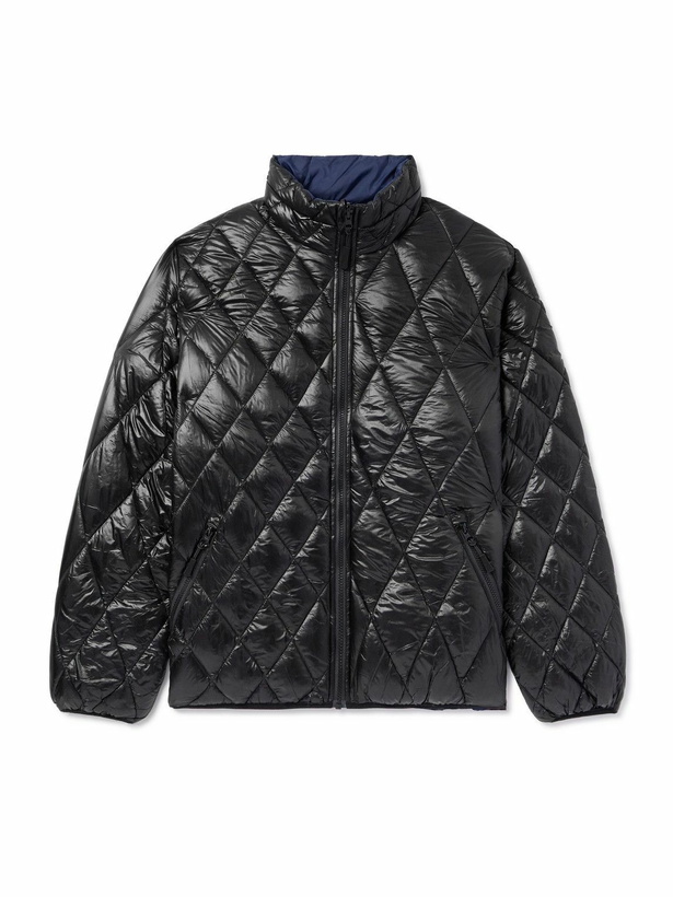 Photo: Pop Trading Company - Reversible Quilted Shell Jacket - Black