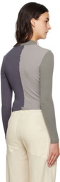 Eckhaus Latta Gray Baby Turtleneck