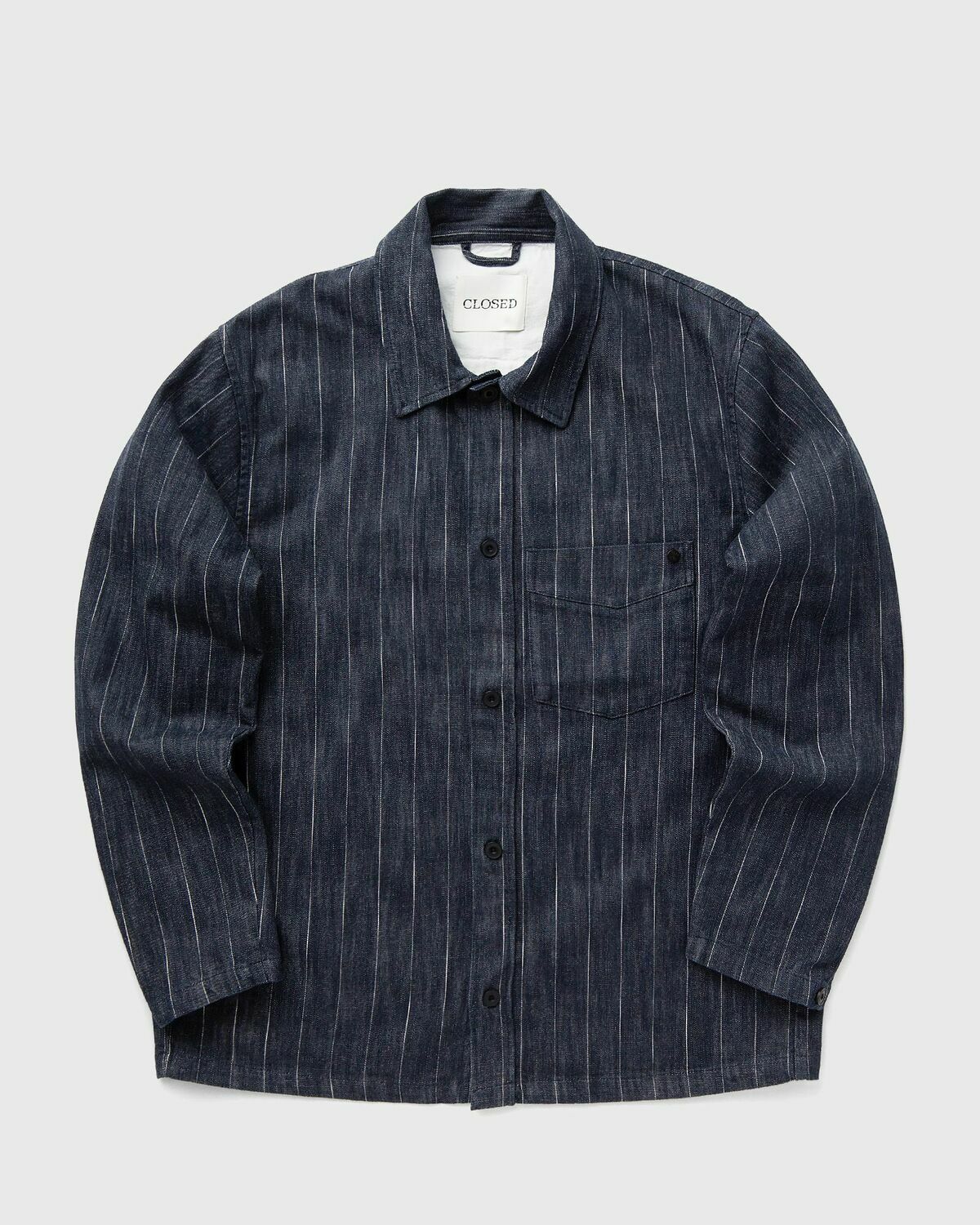 CLOSED GARAGE SHIRT Blue Mens Overshirt