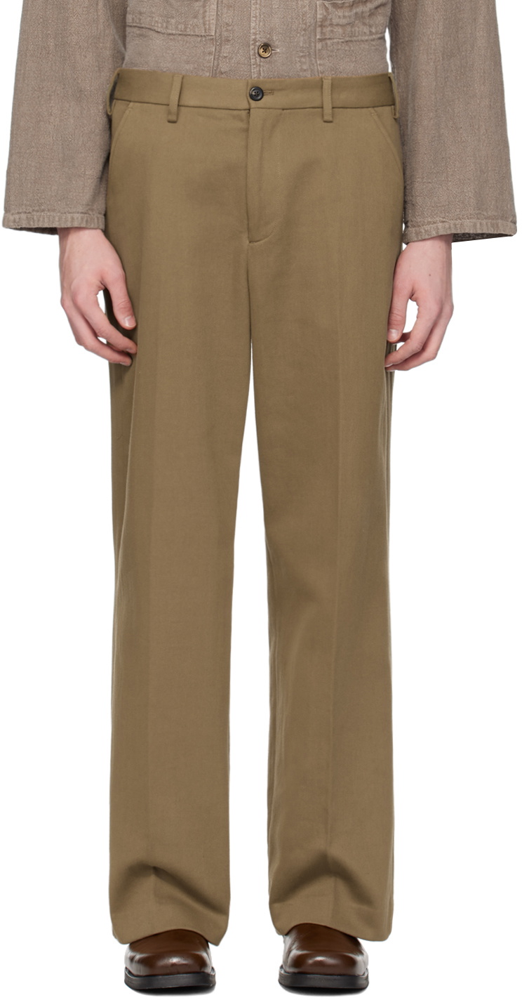 Our Legacy Khaki Sailor Trousers Our Legacy