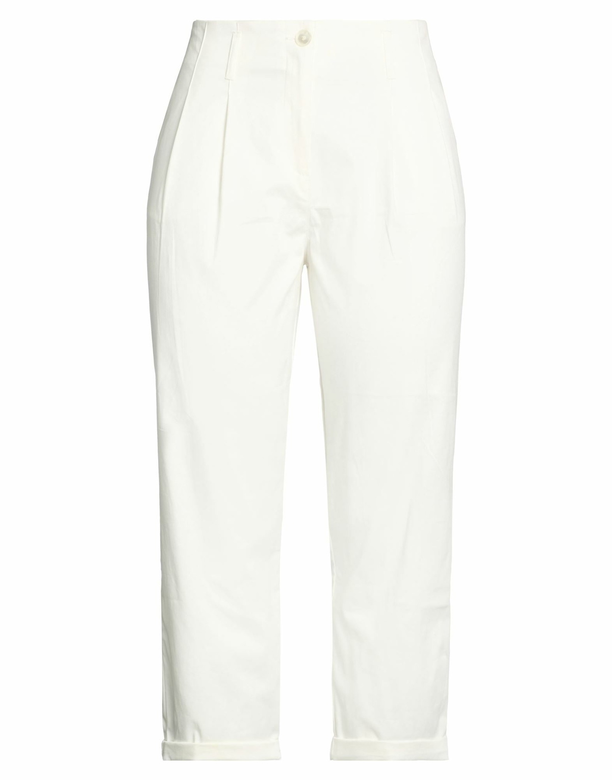 Manila Grace Womens Pants Ivory