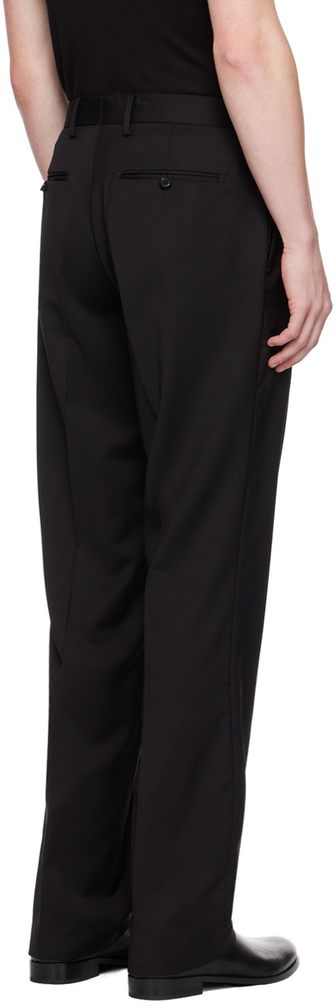 Helmut Lang Black Car Trousers