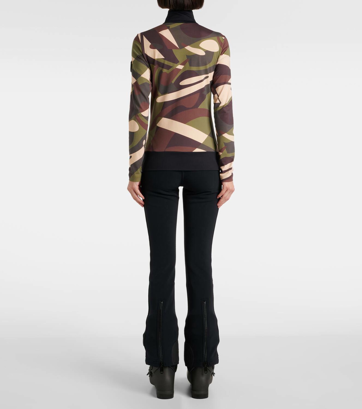 Toni Sailer Wieka printed jersey ski top