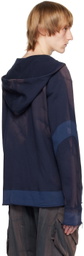 JiyongKim Navy Sun-Bleached Hoodie