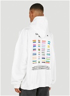 Pride Boxy Hooded Sweatshirt in White