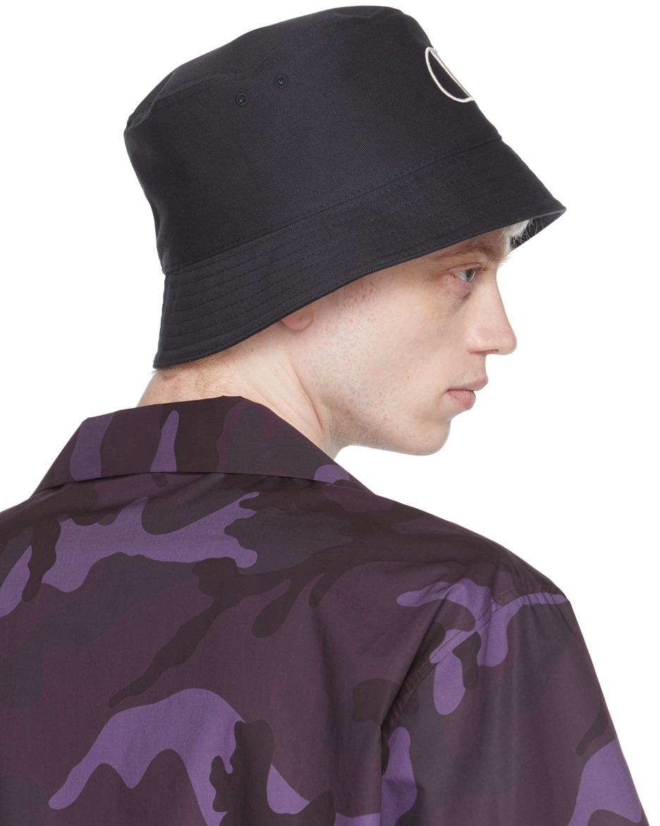 Valentino Garavani Navy VLogo Bucket Hat Valentino Garavani display picture 2