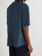 Giorgio Armani - Silk T-Shirt - Blue