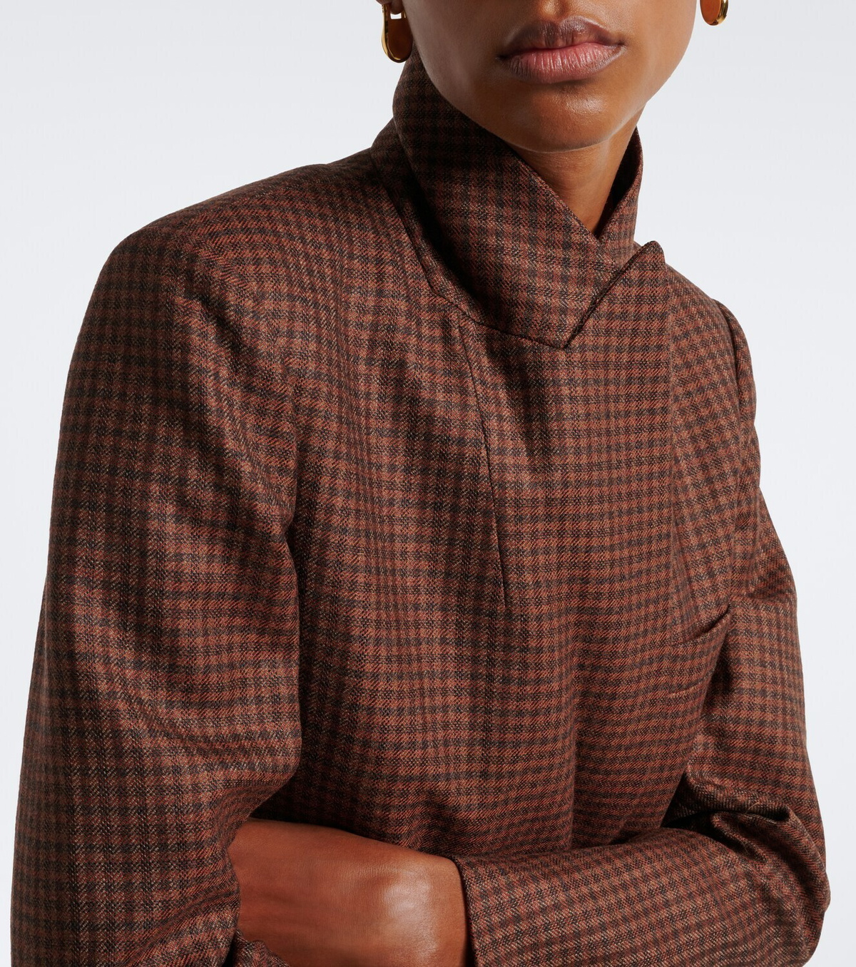 Blazé Milano Everyday checked virgin wool blazer