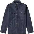 Bleu de Paname Bucheron Melton Wool Shirt Jacket