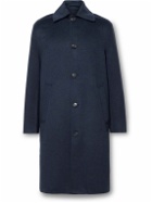 NN07 - Franco 8015 Wool-Blend Felt Coat - Blue
