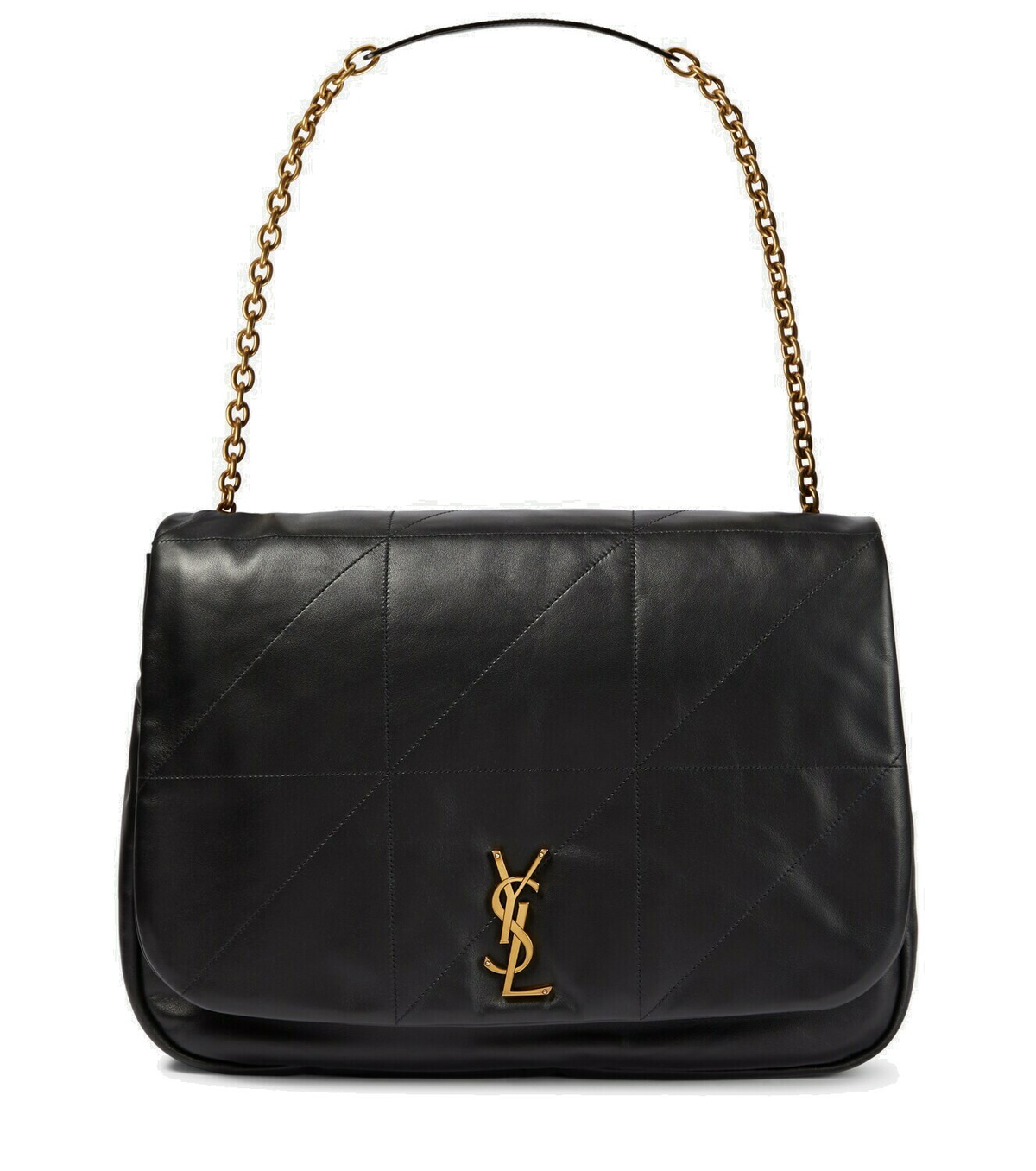 SAINT LAURENT PARIS leather Jamie Logo Chain Shoulder Bag 766754 black