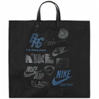 Comme des Garçons Men's x Nike Multi Logo Print Bag in Black 