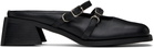 Justine Clenquet Black Andie Mules