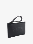 Valentino Garavani Card Holder Black   Mens