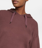 Brunello Cucinelli - Ribbed-knit cotton hoodie