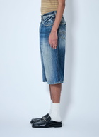 Martine Rose Zip-Up Jean Shorts