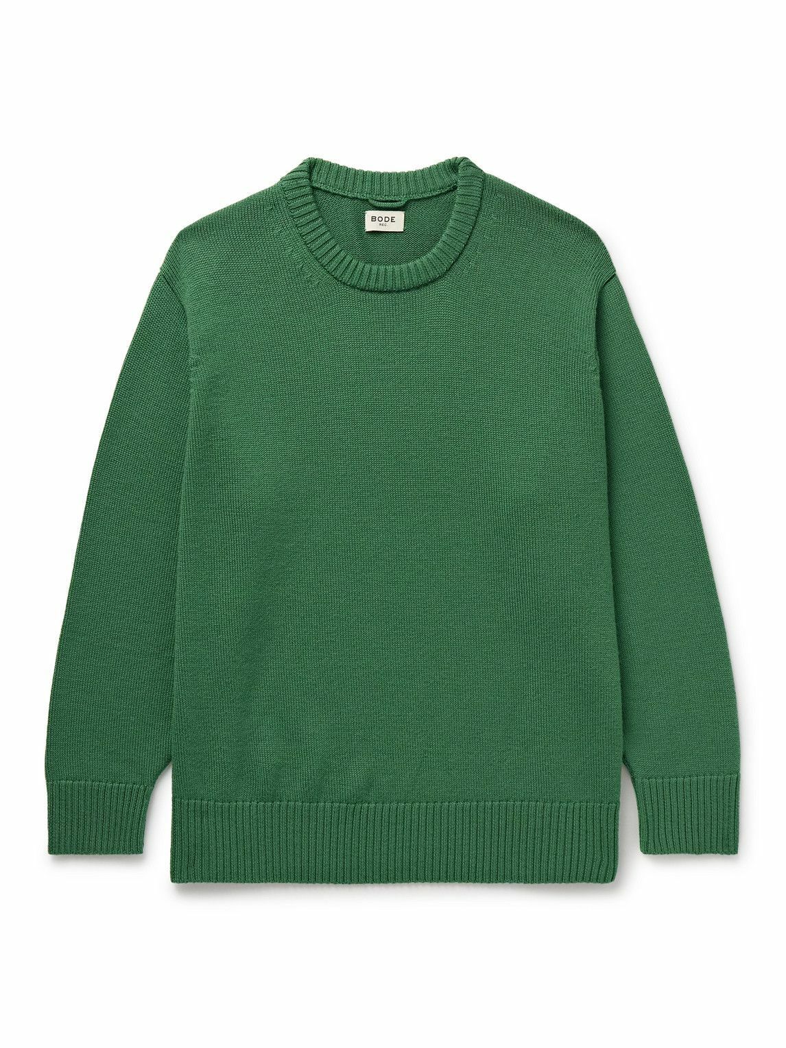 BODE - Highland Lighthouse Jacquard-Knitted Wool Sweater