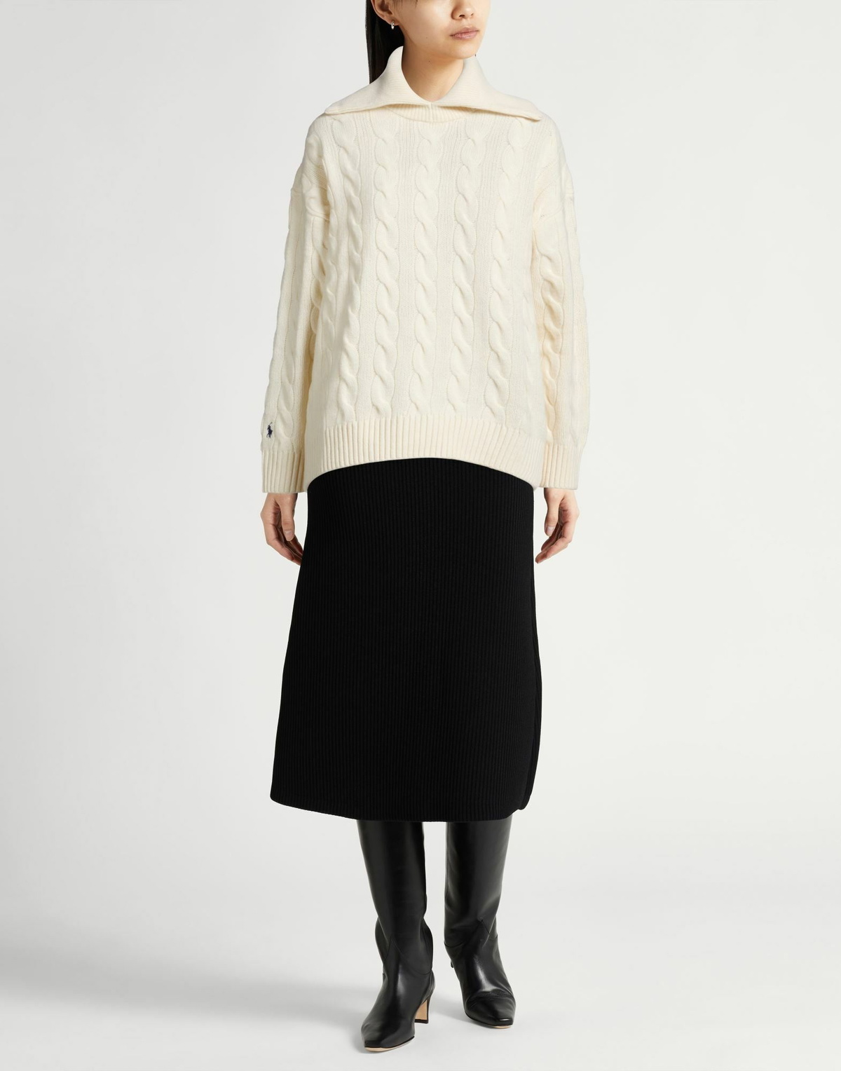 Polo Ralph Lauren Womens Sweater Ivory